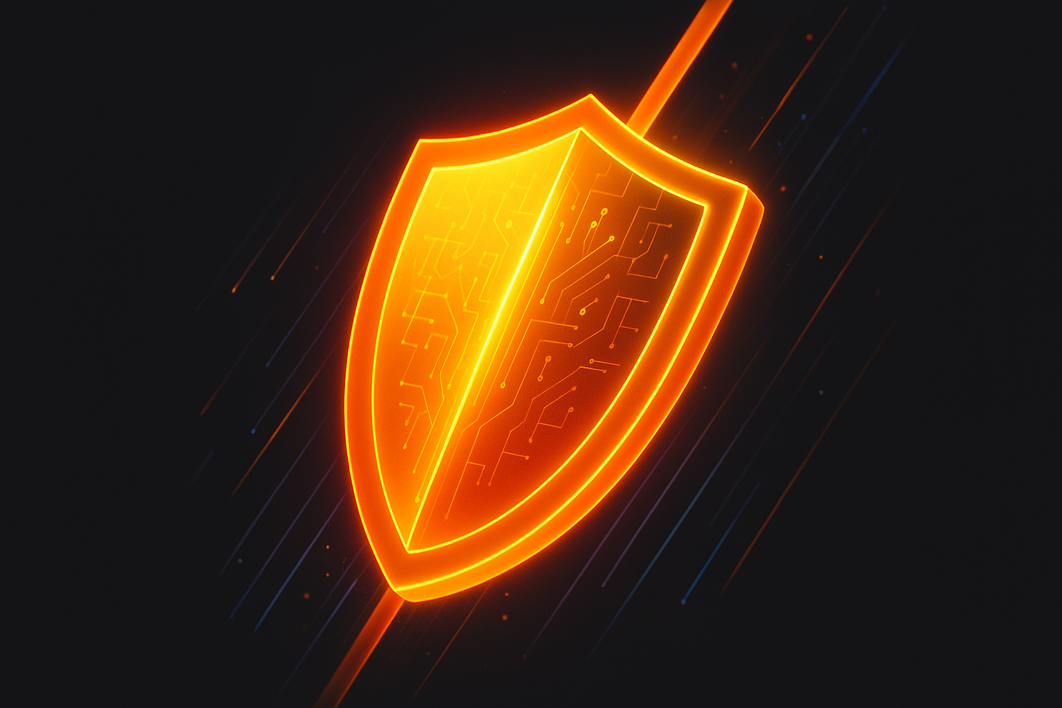 Smart Protective Shield with Dynamic Color Intensity