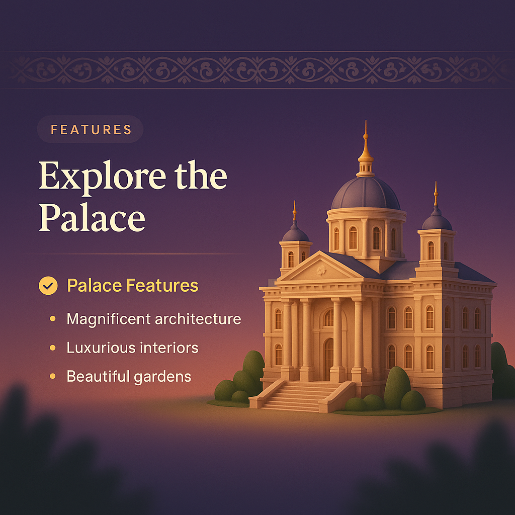 Elegant Palace Features: Explore Magnificent Architecture