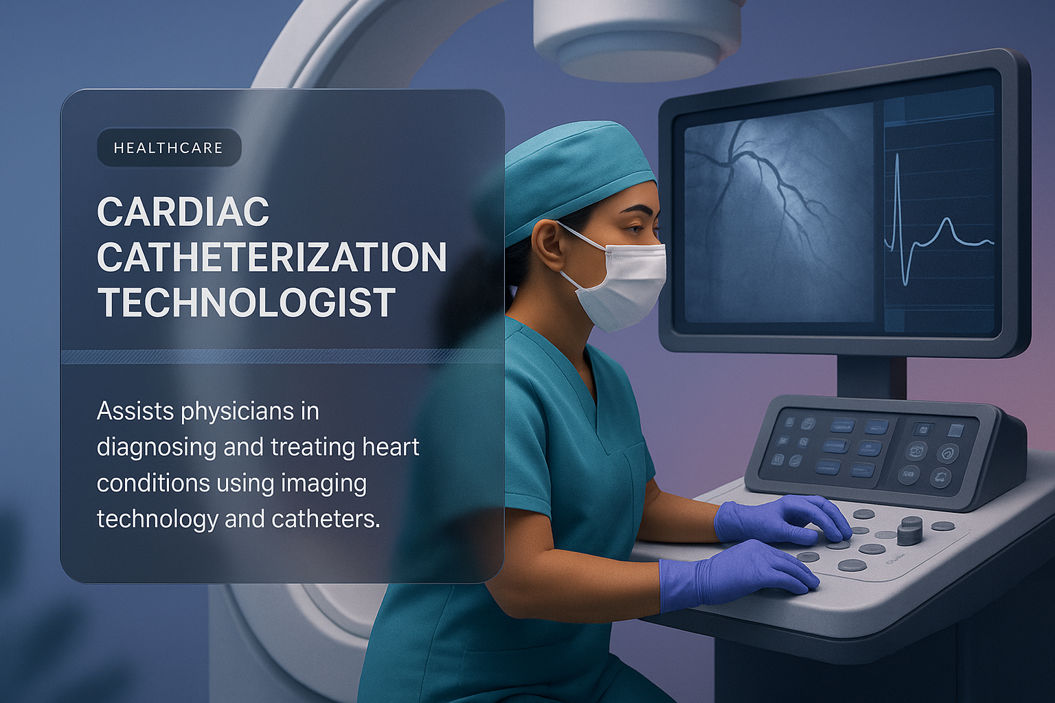 Cardiac Catheterization Technologist in Healthcare Setting