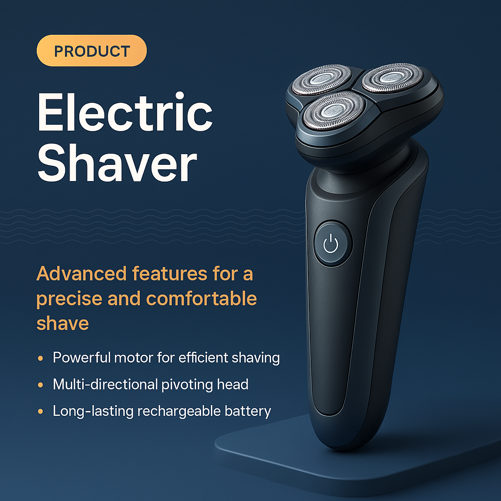 Electric Shaver: Advanced Features for Comfort and Precision
