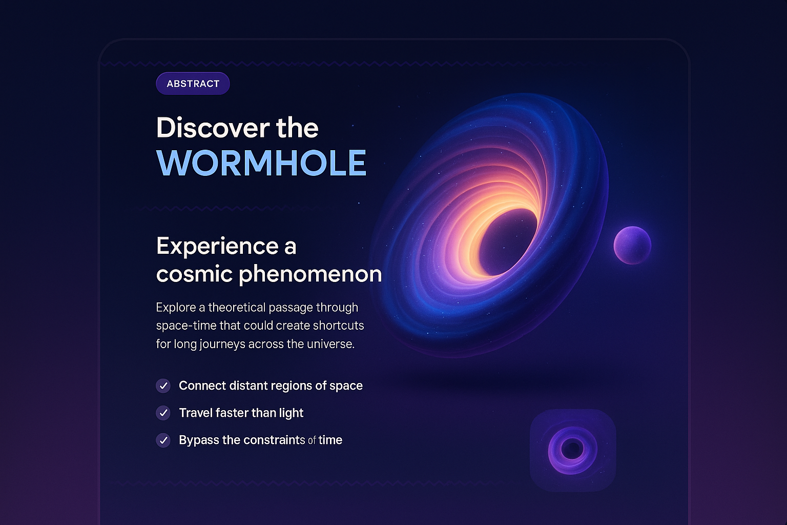 Discover the Wormhole: A Cosmic Phenomenon Explained