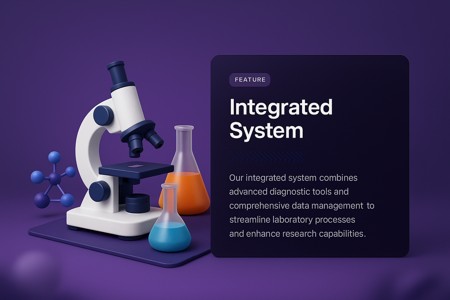 3D Laboratory Design Featuring Integrated System