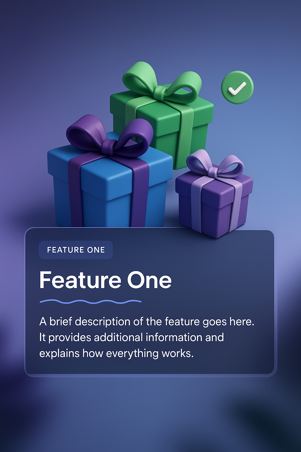 Colorful Gift Box Vector Illustrations on Smooth Background