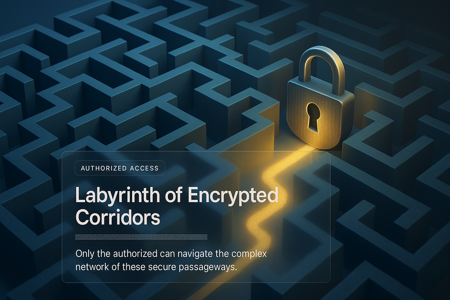 Labyrinth of Encrypted Corridors: Authorized Access Required