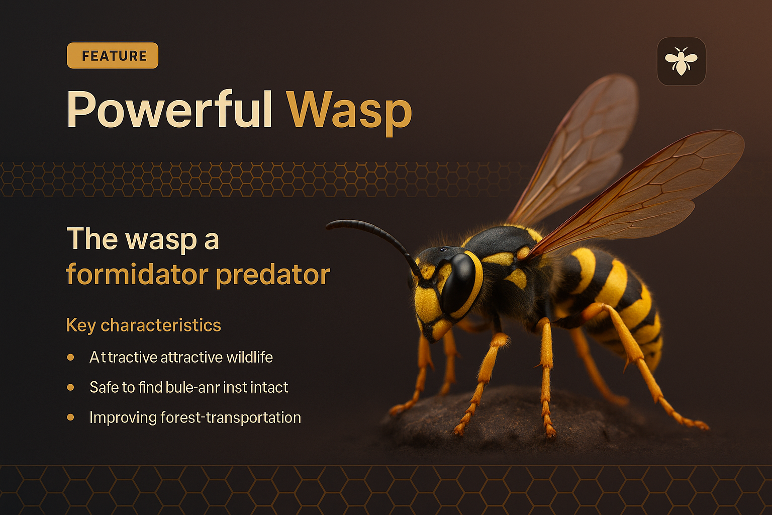 Powerful Wasp: A Formidable Predator in Nature