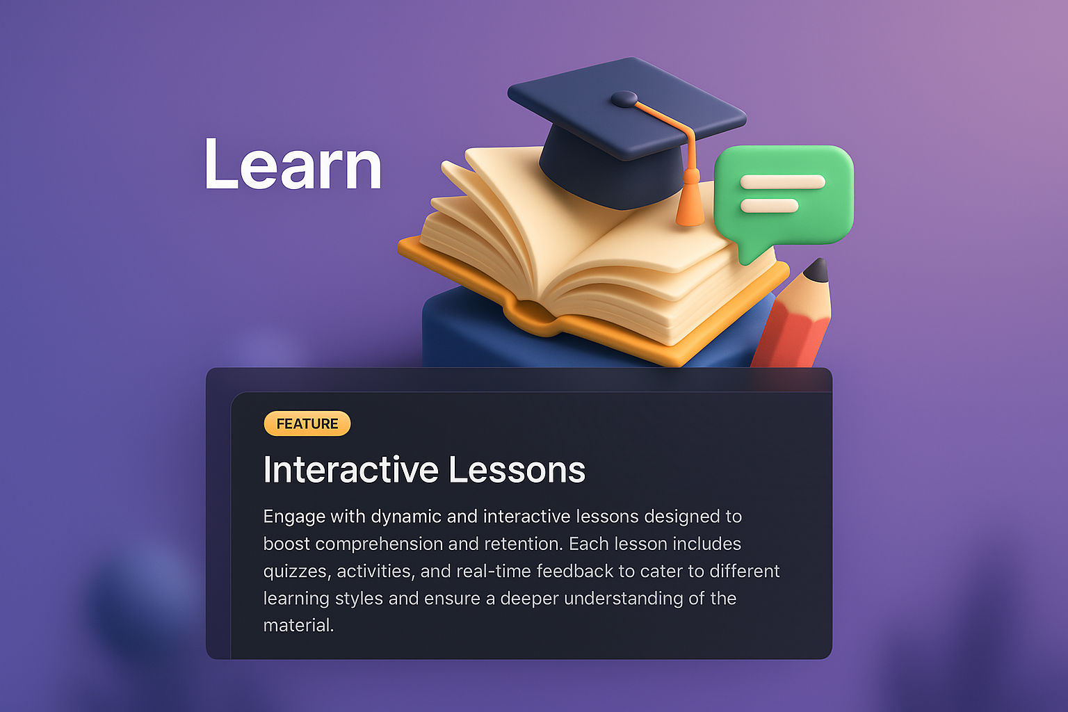 3D Web Page Design Featuring Interactive Learning Elements