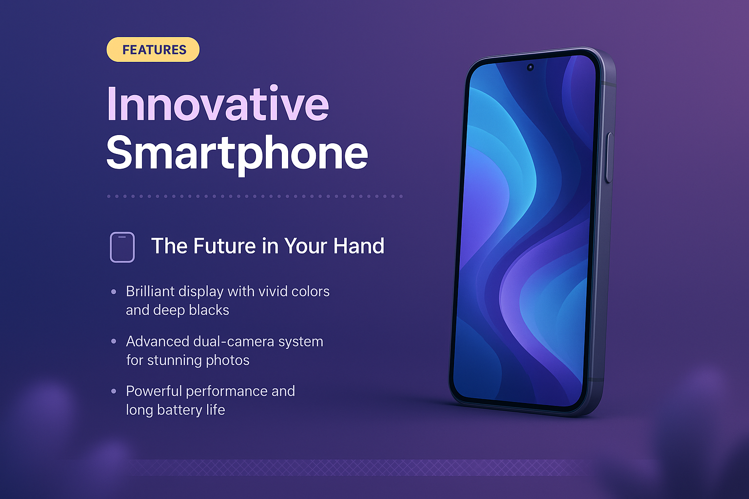 Innovative Smartphone Features - 3D Illustration