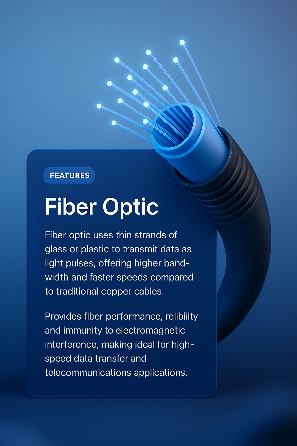 Innovative Fiber Optic Design with Integrated Features