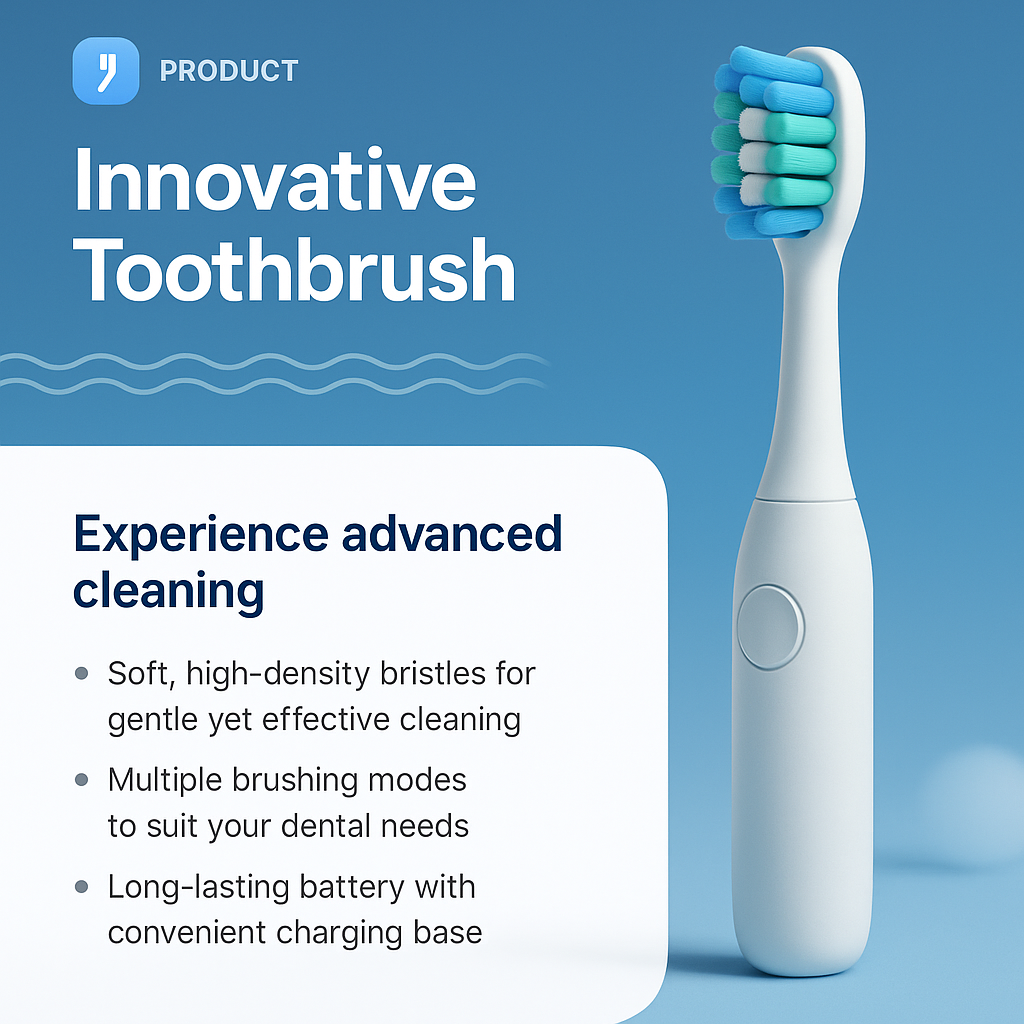 3D Innovative Toothbrush with Advanced Features