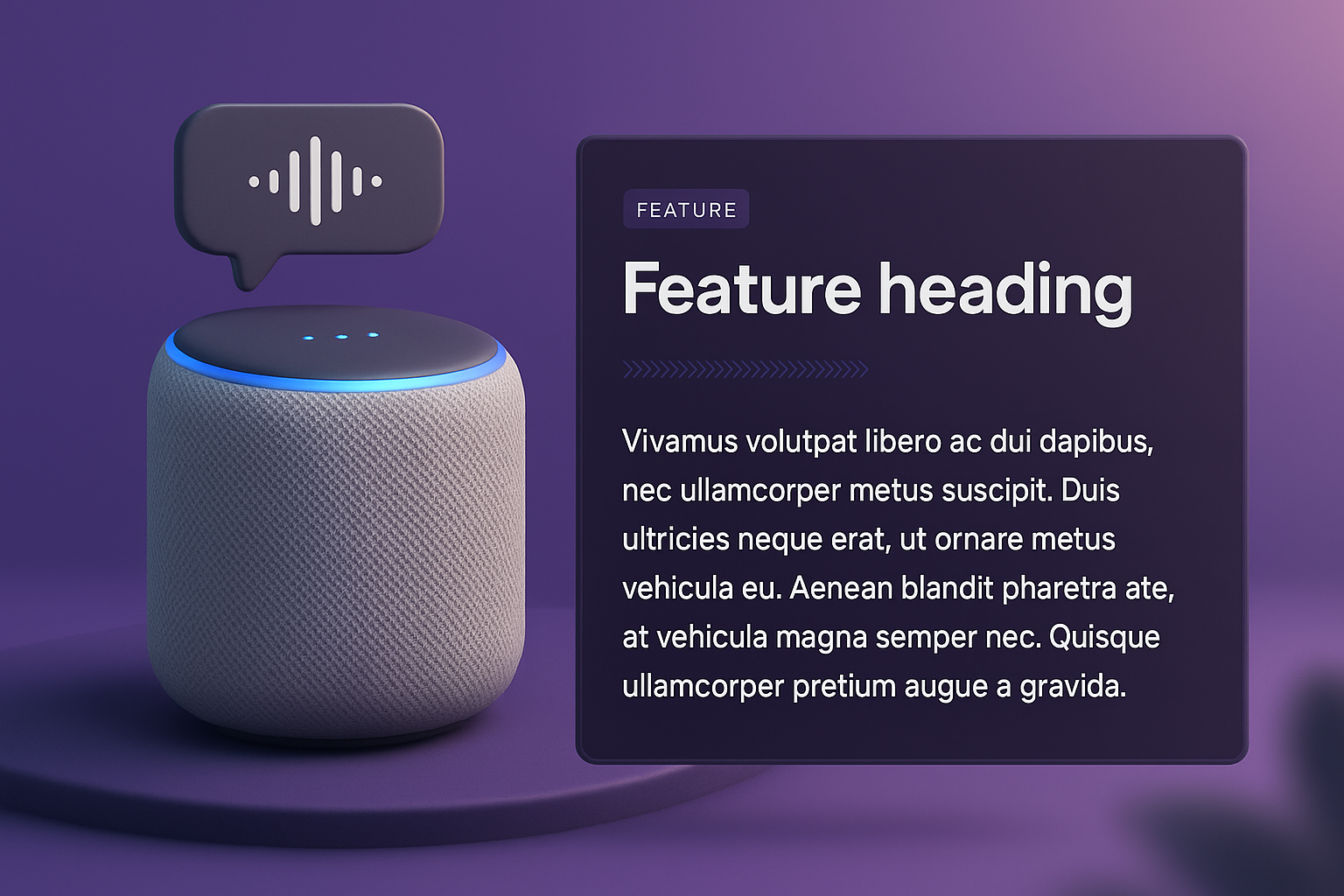 3D Web Design with Integrated Features Block