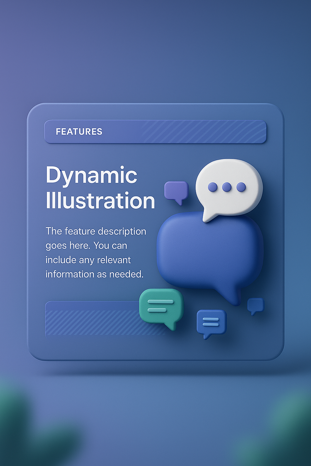 Dynamic Illustration for Feature Descriptions in Comics