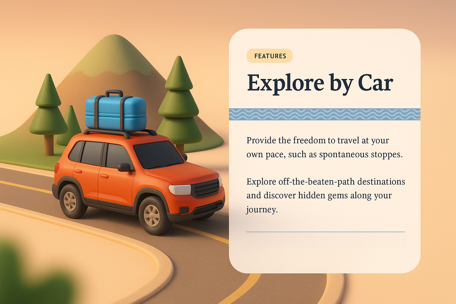 Explore by Car: Freedom and Adventure on the Road