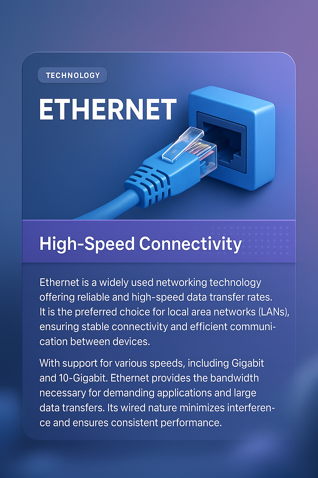 3D Ethernet Web Page Design with High-Speed Connectivity