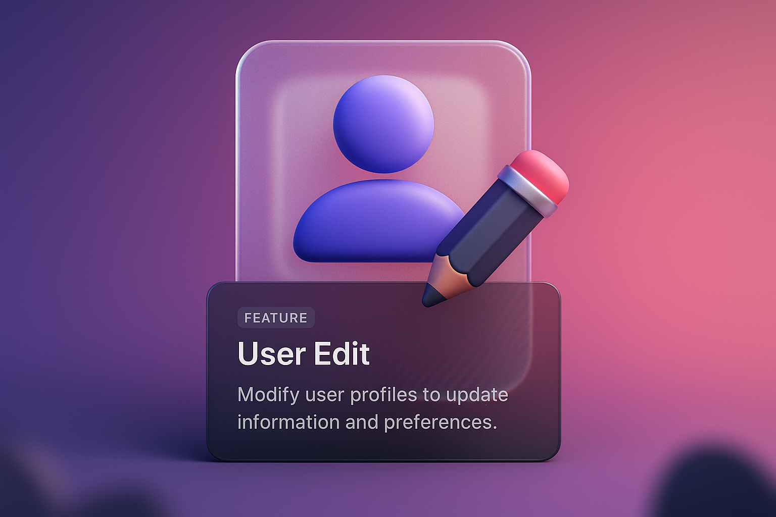 Creative User Edit Feature Design for Web Interface