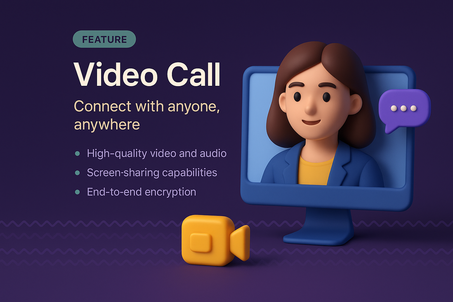 Engaging 3D Design for Video Call Features