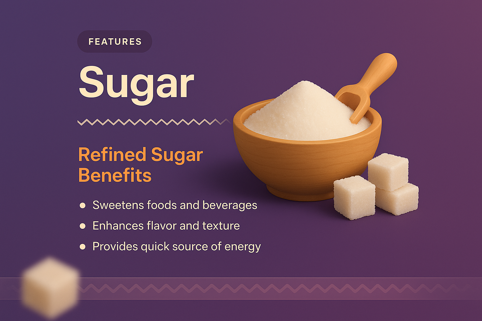 Engaging Landing Page Design for Sugar Features