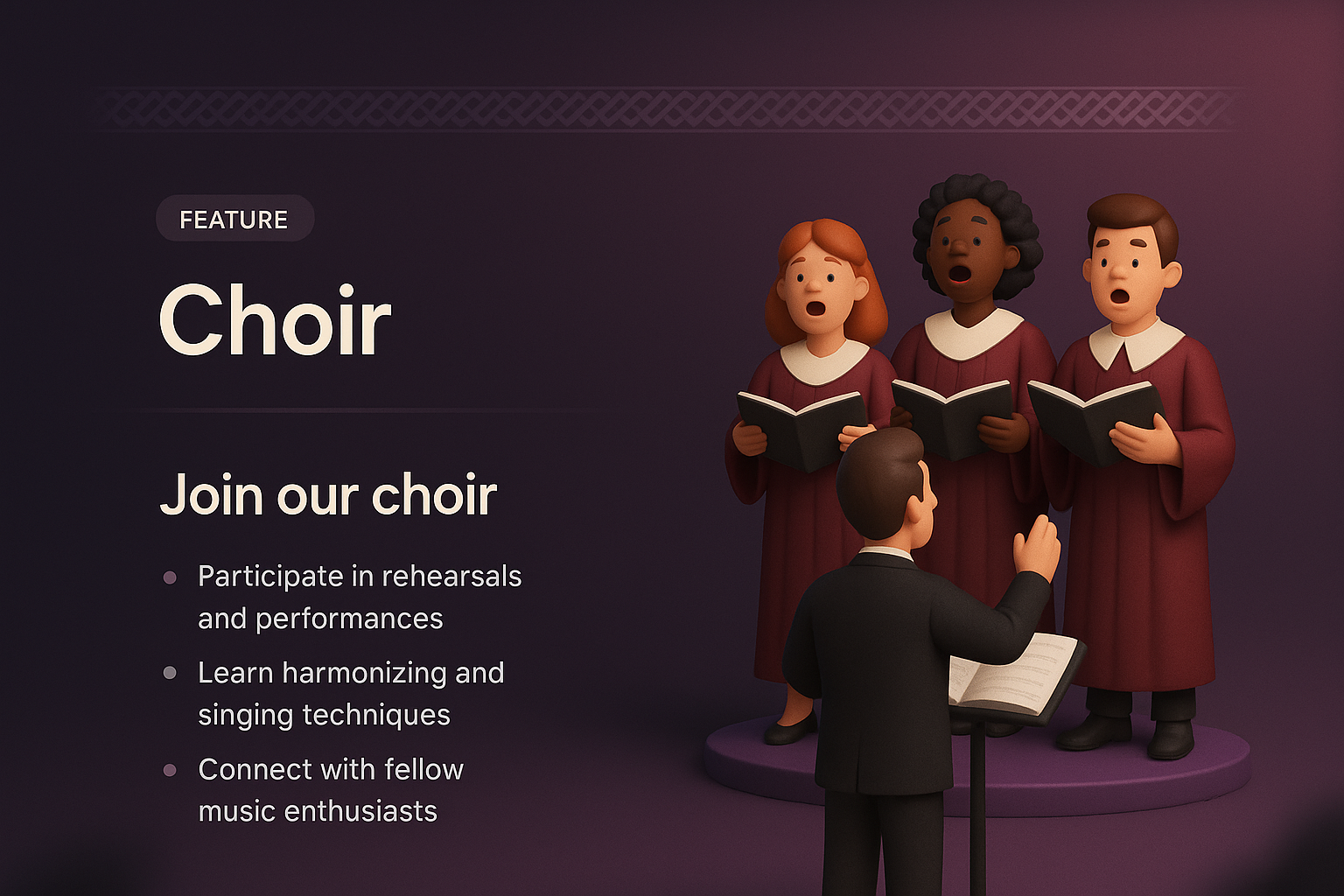 Engaging Choir Feature for Music Enthusiasts