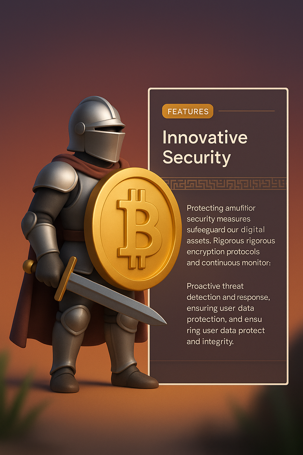 Knight with a Bitcoin Shield: Innovative Security Features