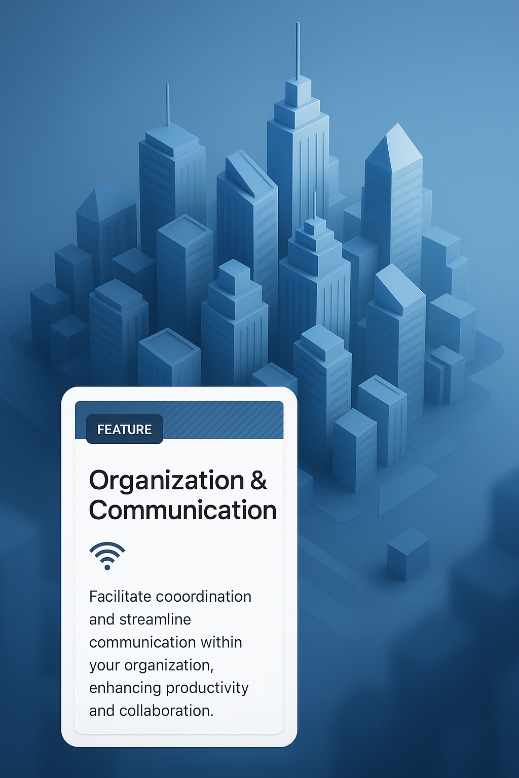 Smart City Abstract Background for Urban Features