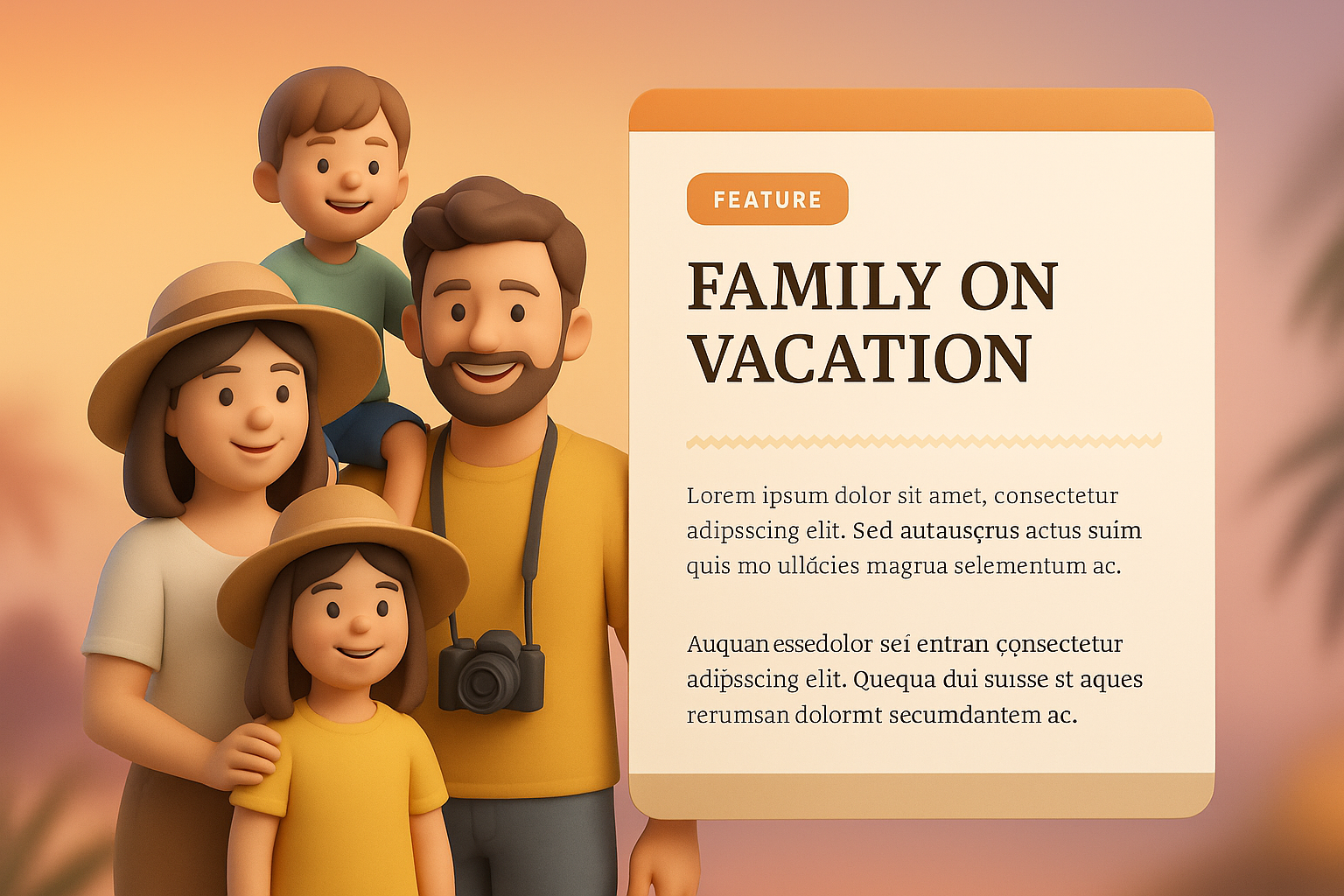 Family Vacation: Cherishing Moments Together