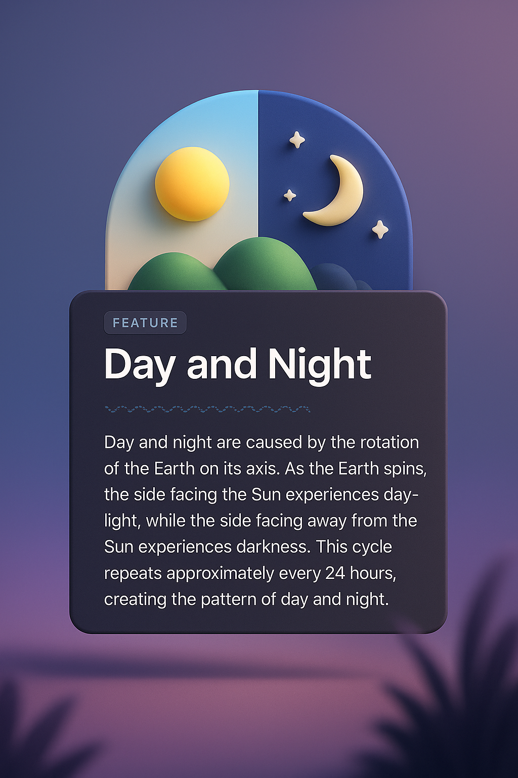 Stunning 3D Day and Night Feature Illustration