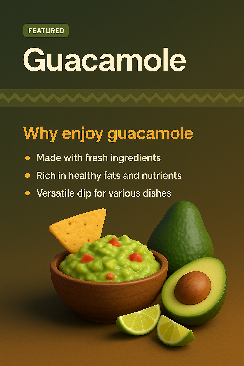 Delicious Guacamole: Fresh Ingredients and Versatile Uses
