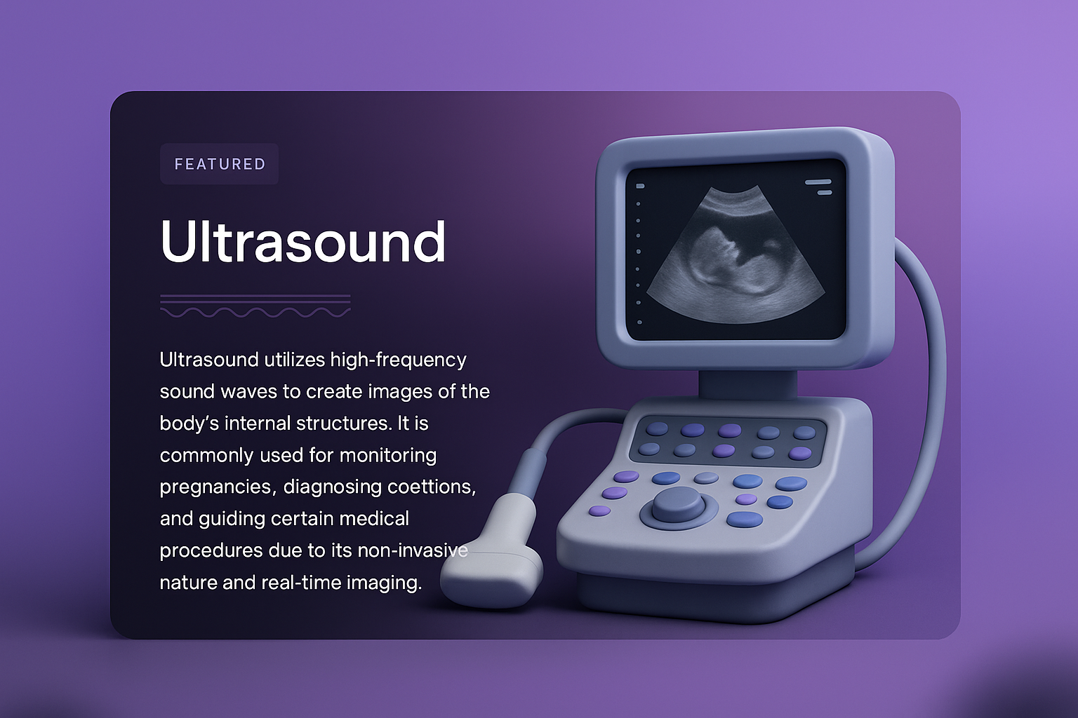 3D Ultrasound Illustration with Feature Block Integration