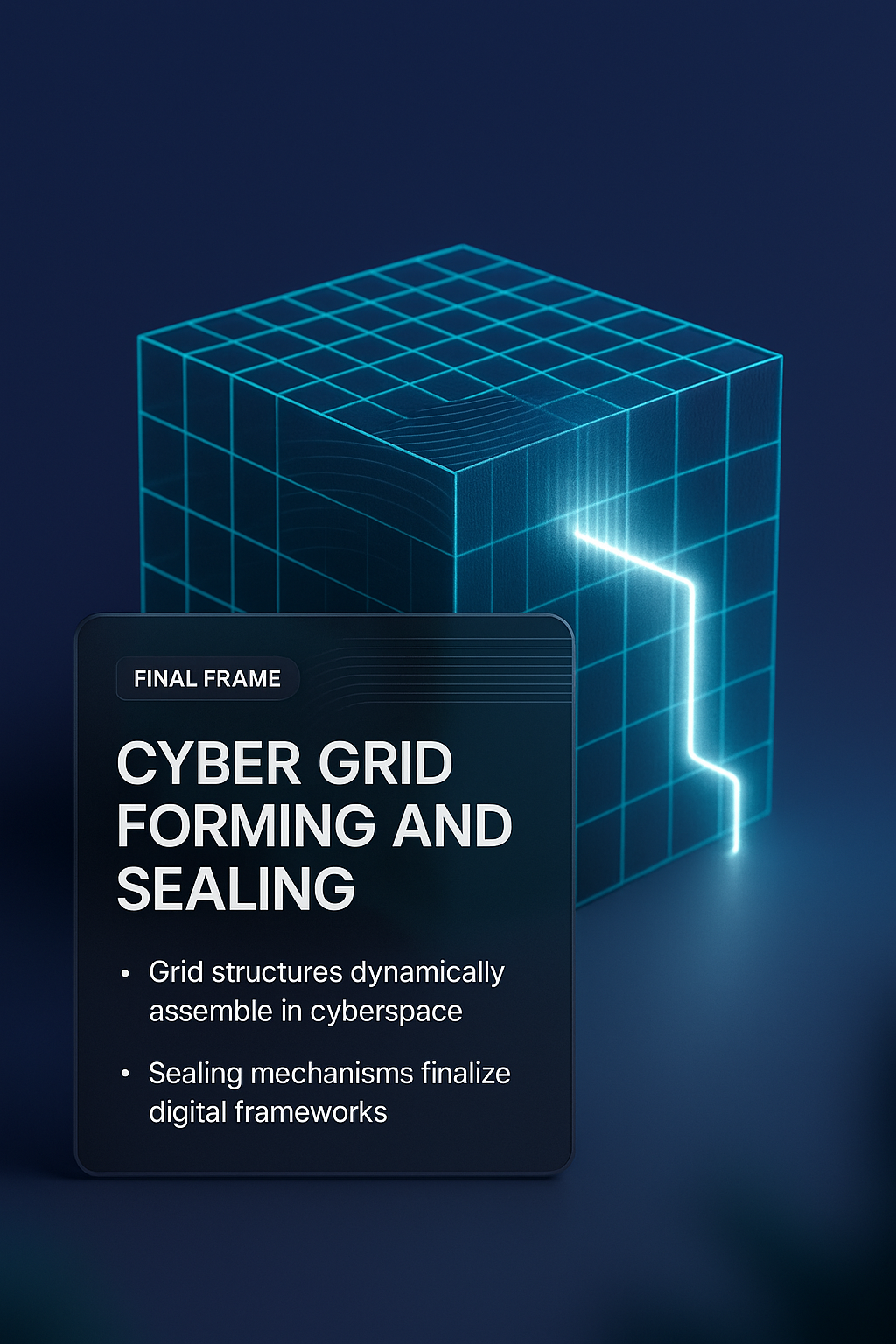 3D Cyber Grid Formation and Sealing Design