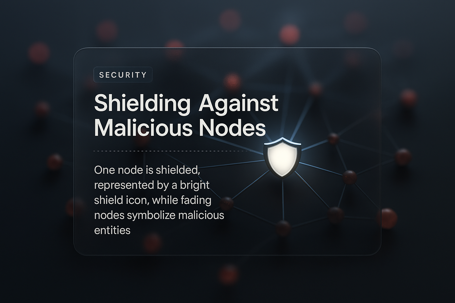 Visual Representation of Network Security with Shielded Node