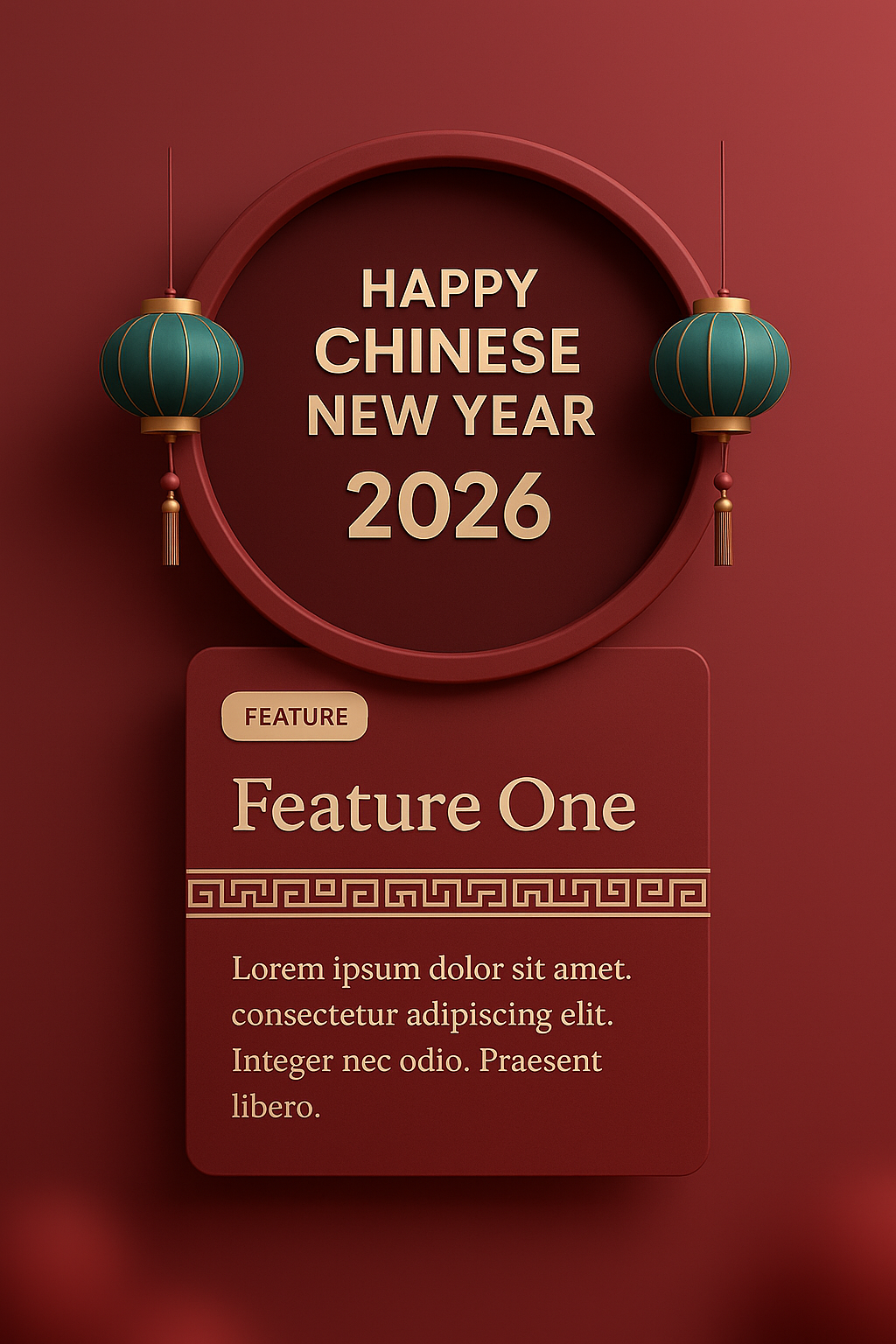 Celebrate the 2026 Chinese New Year with a Festive Banner
