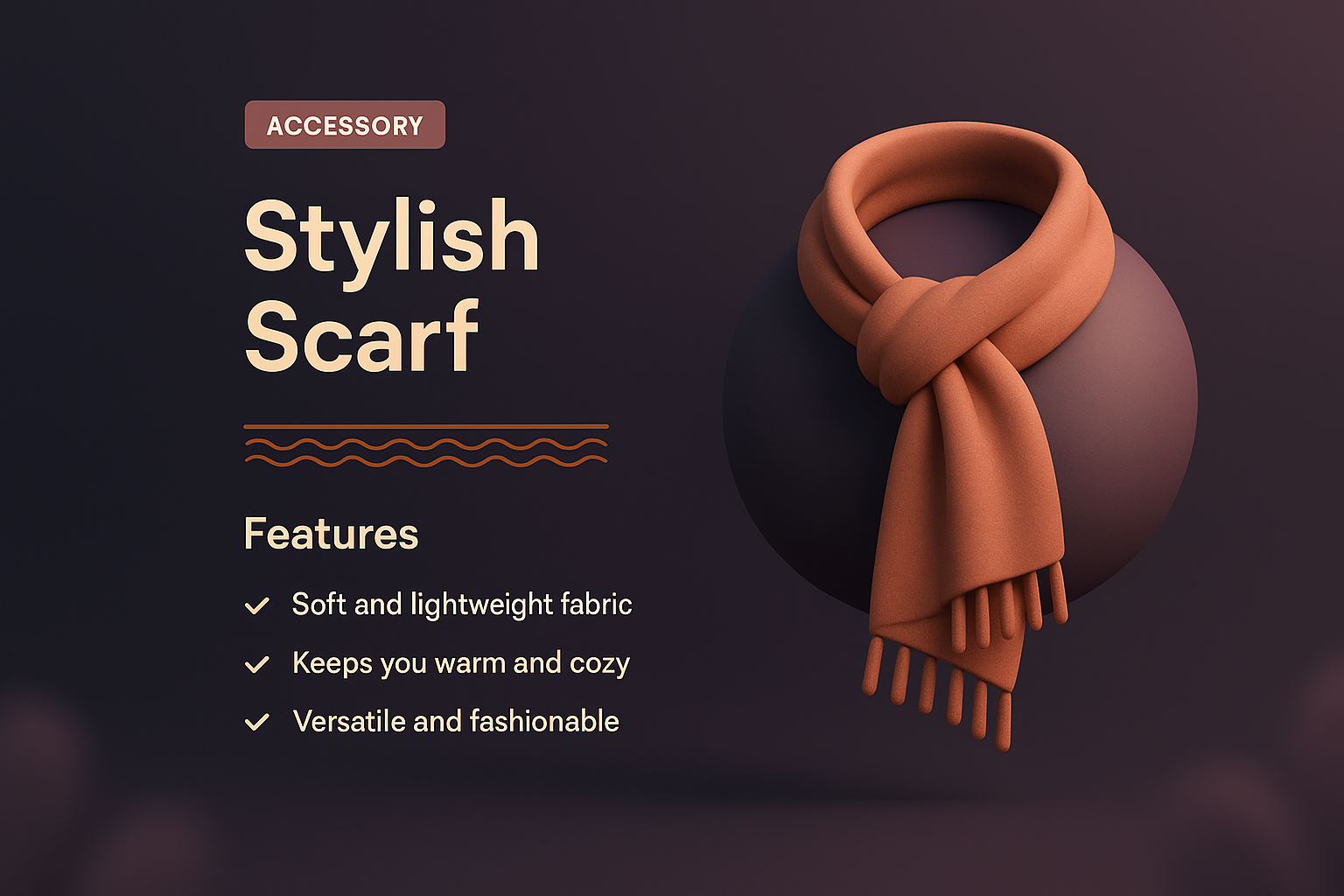 Stylish Scarf: Comfort and Versatility in Fashion
