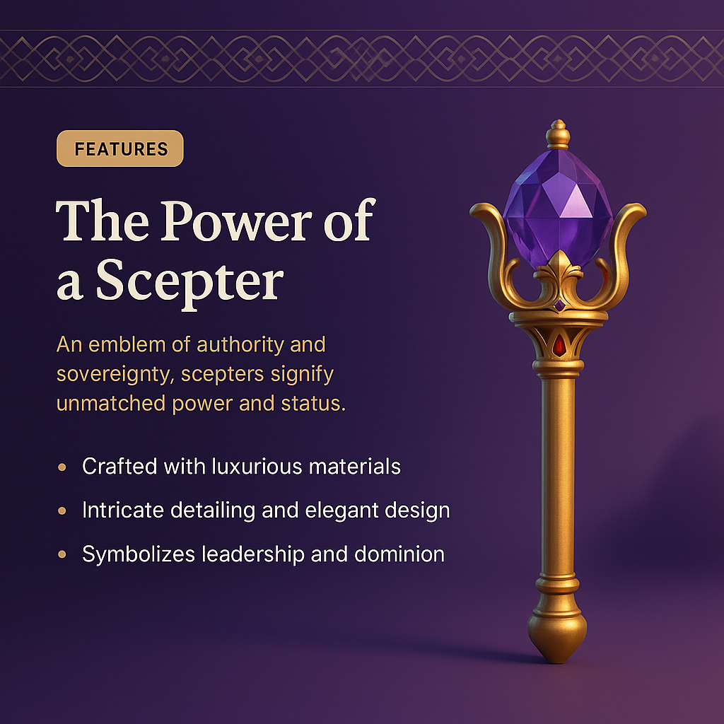 The Power of a Scepter: Symbol of Authority and Leadership