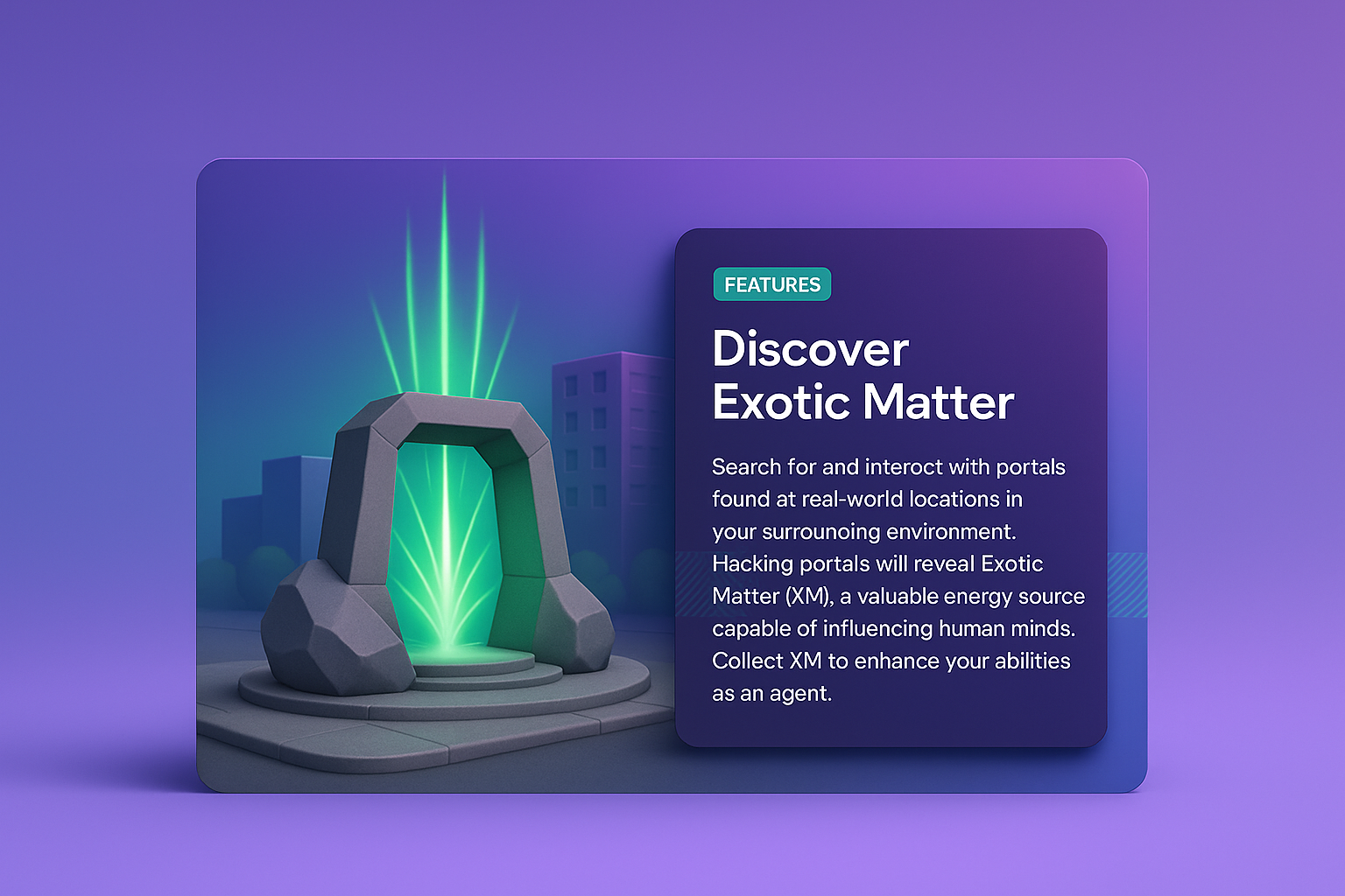 3D Web Page Design Featuring Exotic Matter