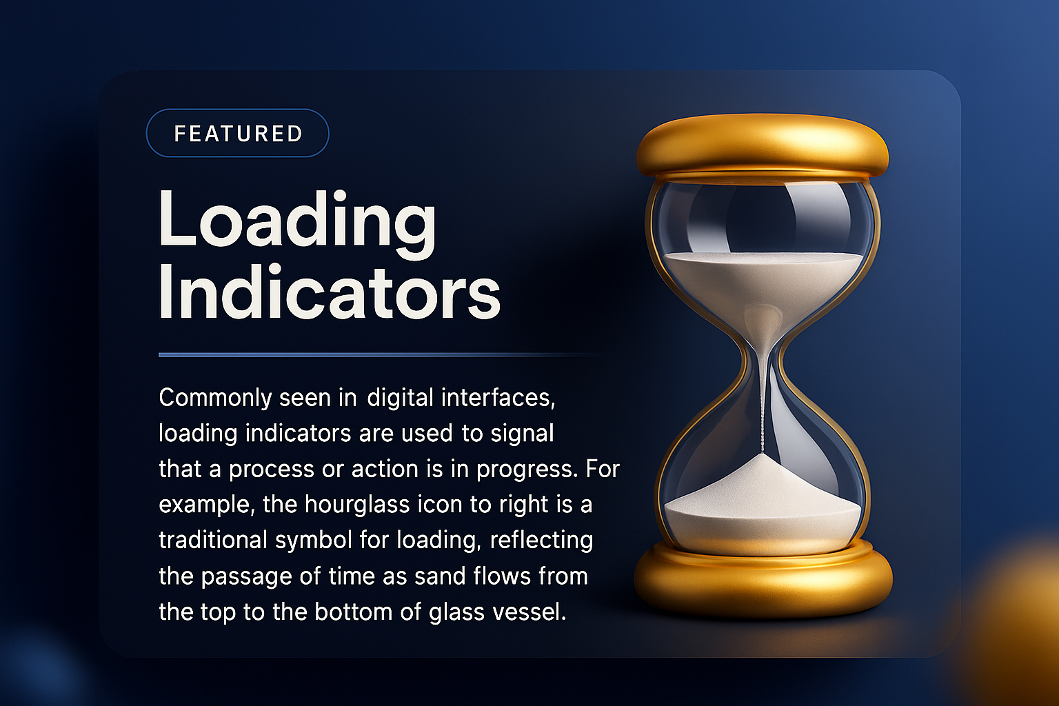 Modern Web Page Design Featuring Loading Indicators