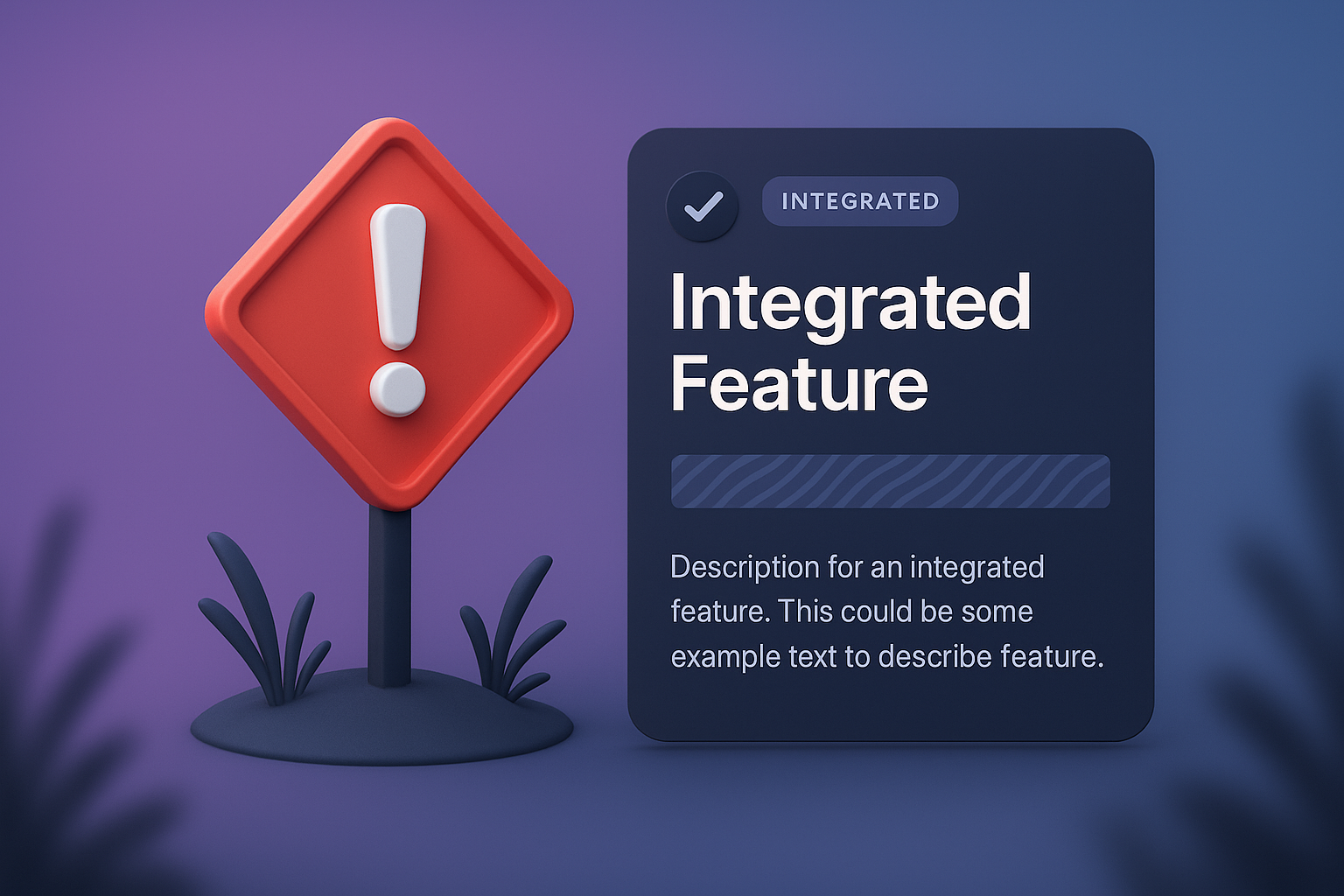3D Web Design with Integrated Feature Display