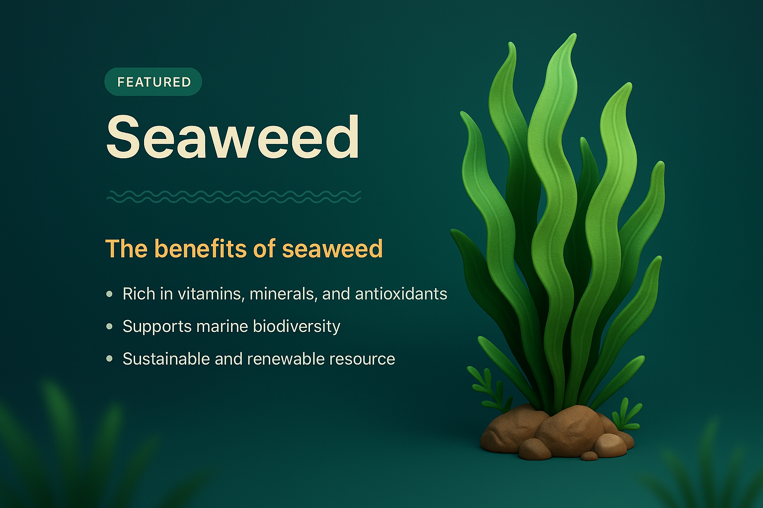 Exploring the Benefits of Seaweed: Nature's Green Superfood