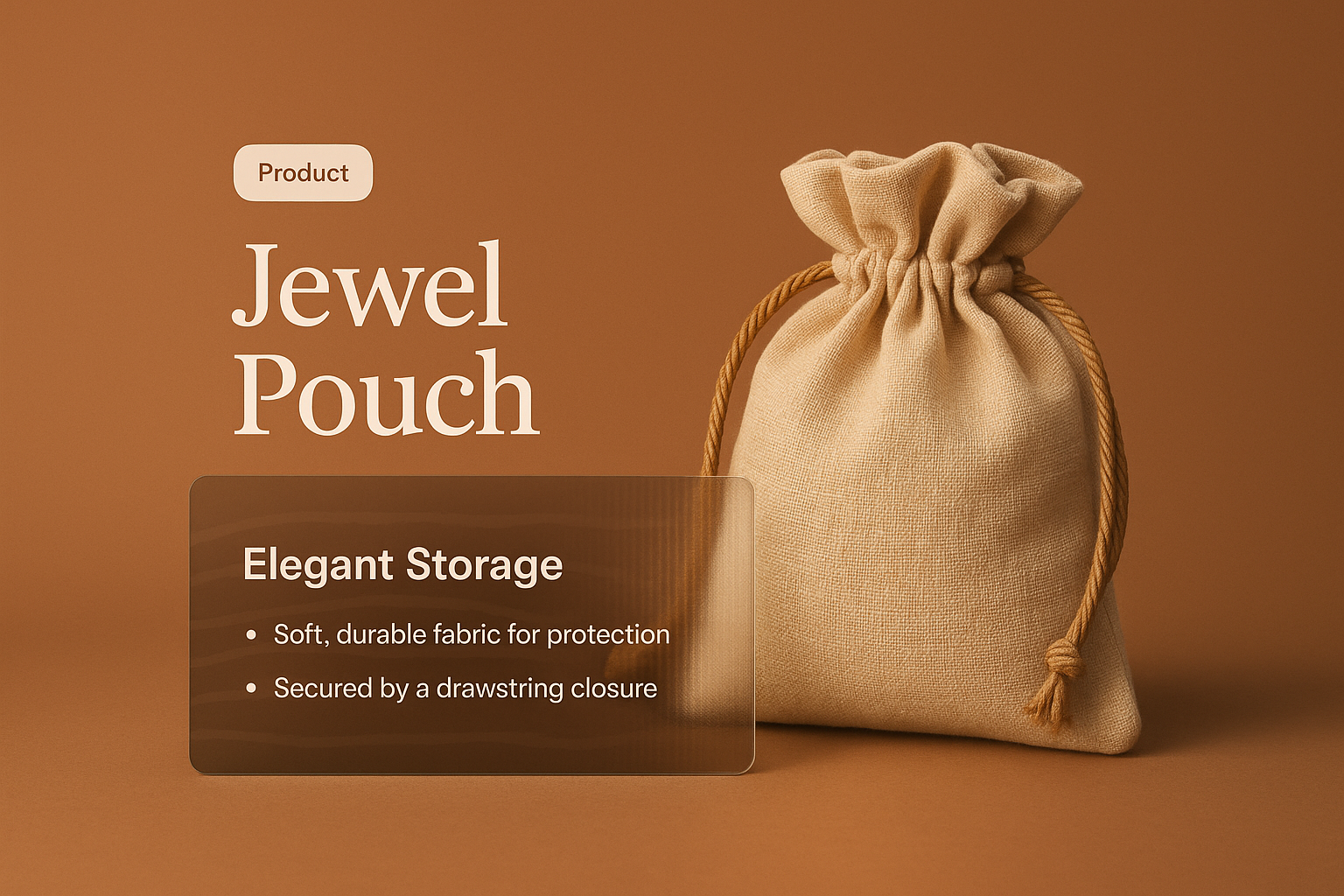 Elegant Jewel Pouch for Stylish Storage Solutions