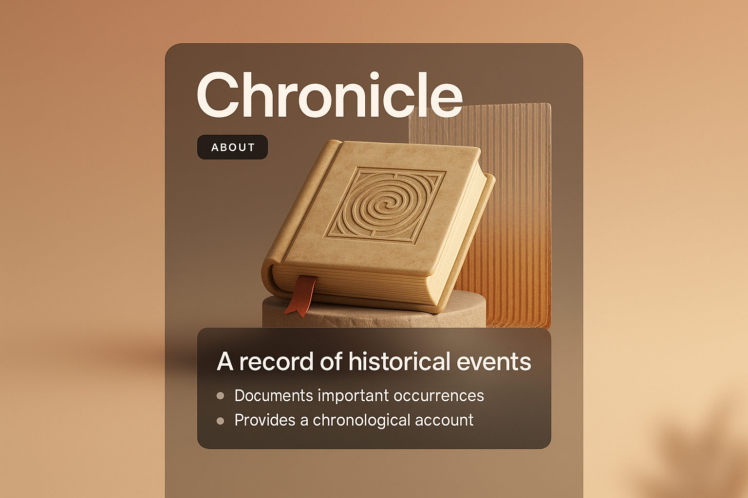 3D Design Integration for Chronicle Concept