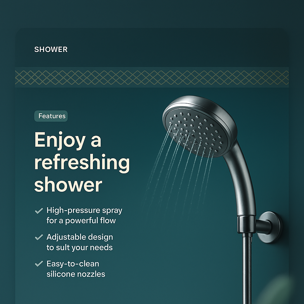 3D Shower Concept with Modern Features