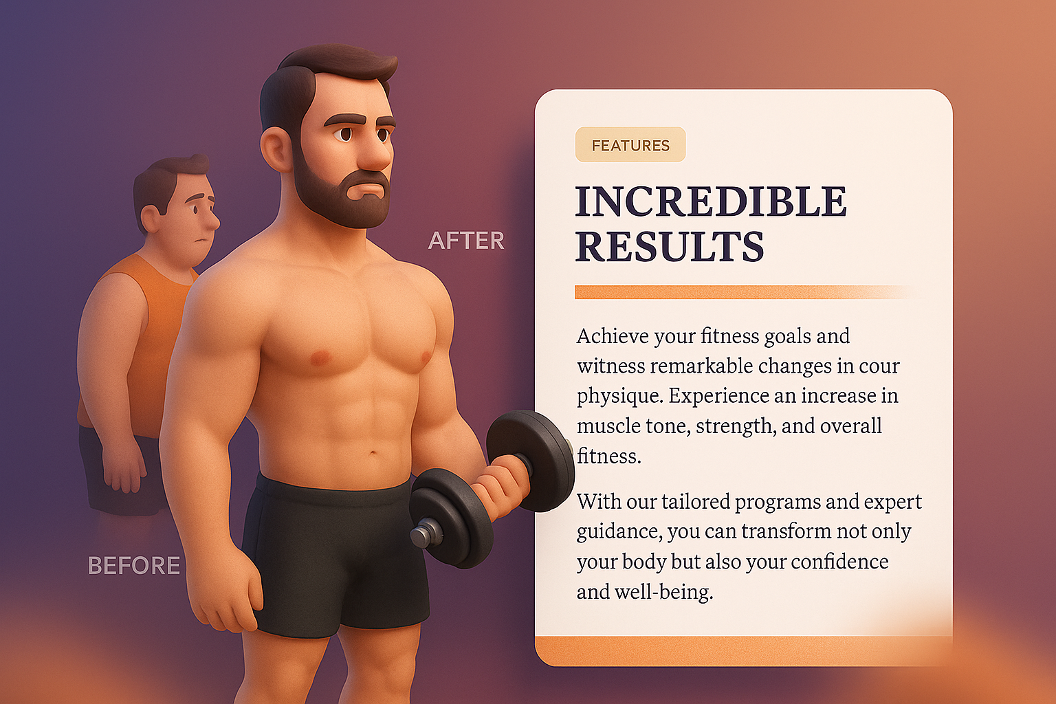 Transformative Fitness Journey: Before and After Results