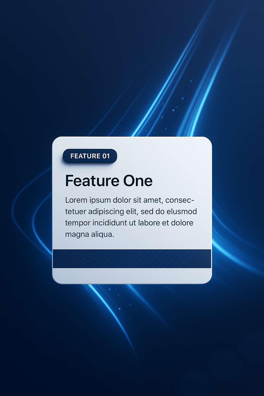 Elegant Blue Light Lines Abstract Background Design