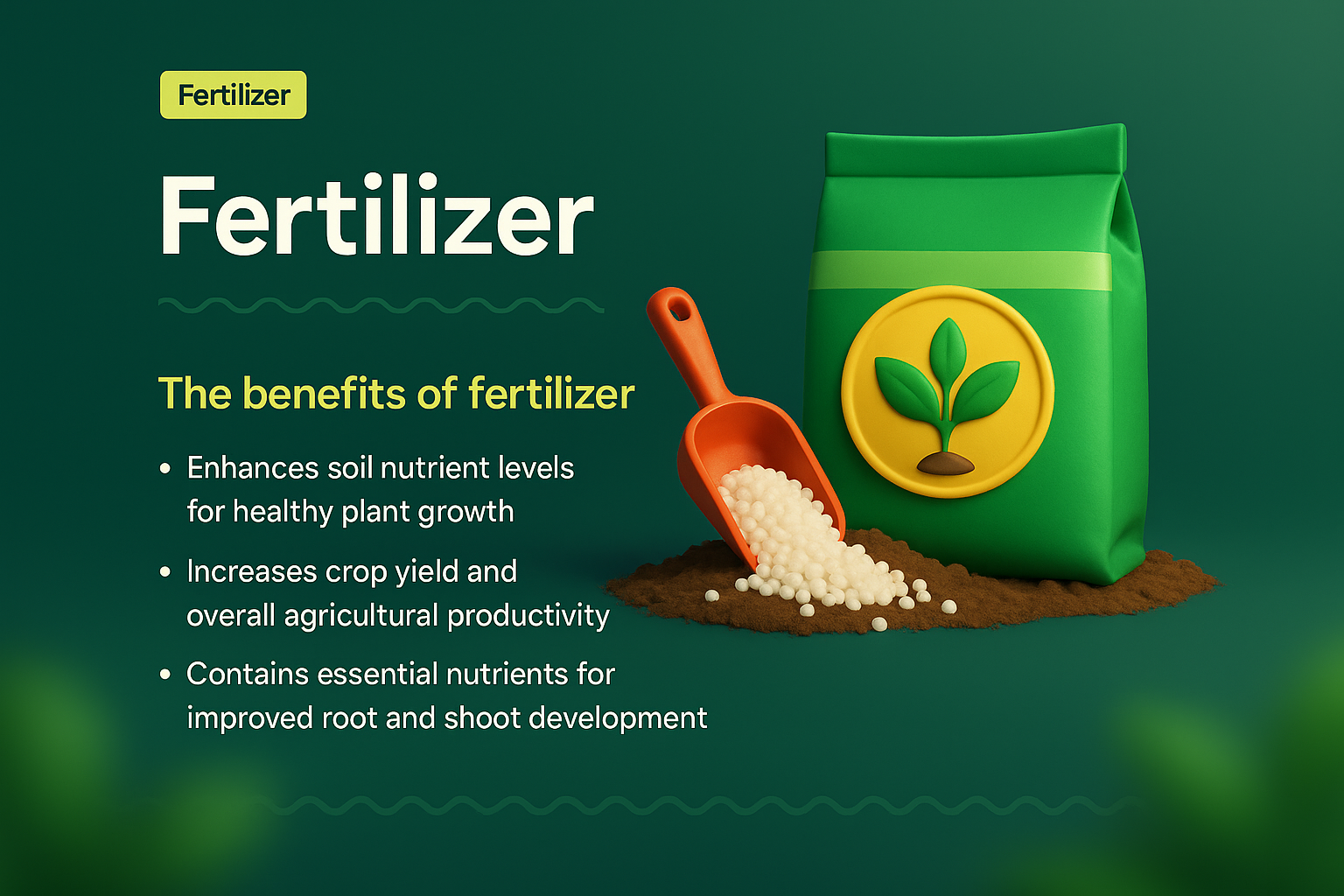 Engaging Fertilizer Landing Page Design Concept
