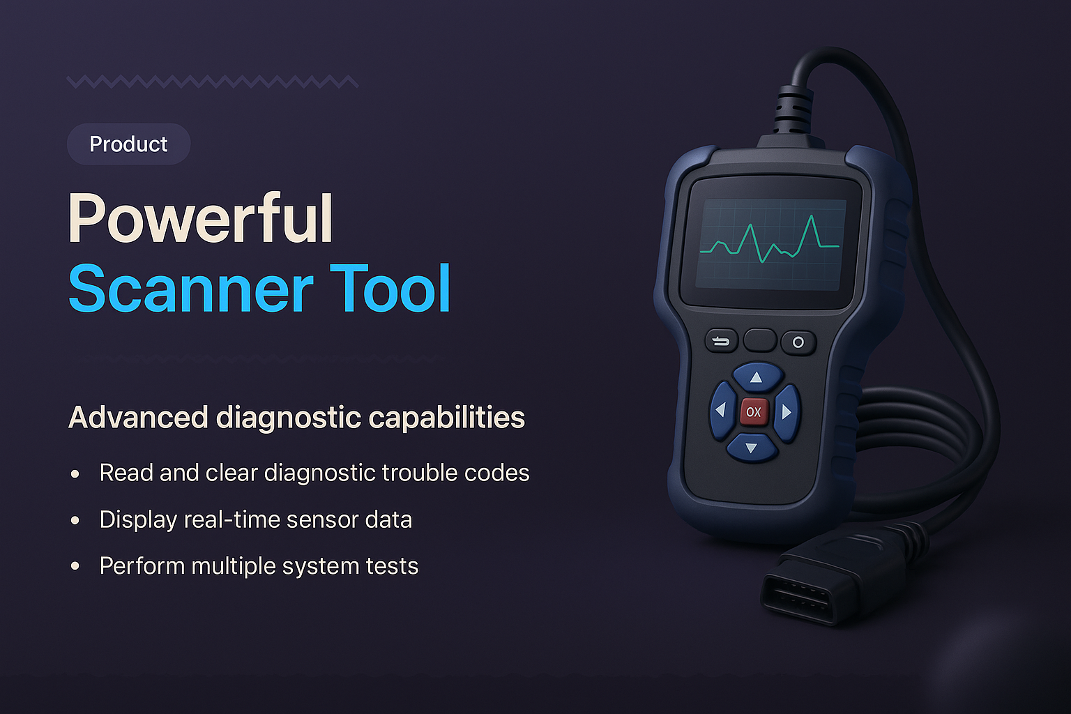 3D Scanner Tool with Advanced Diagnostic Features