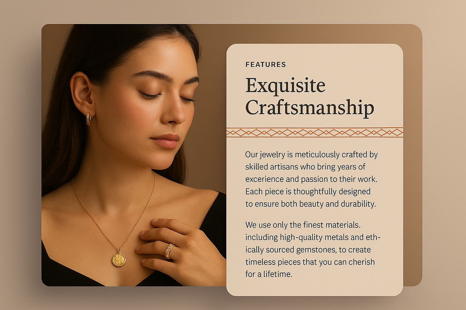 Elegant 3D Jewelry Illustration Featuring Exquisite Craftsmanship