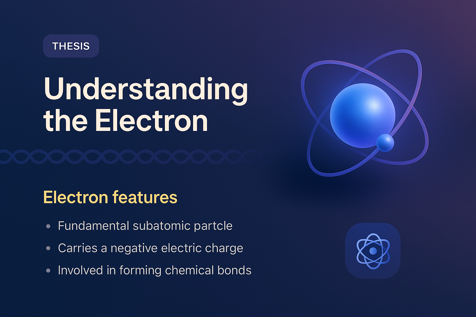 Landing Page Design for Understanding Electrons with 3D Visuals