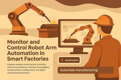 Smart Manufacturing: Monitor Robot Arm Automation Effectively