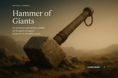 Hammer of Giants: Legendary War Hammer Illustration