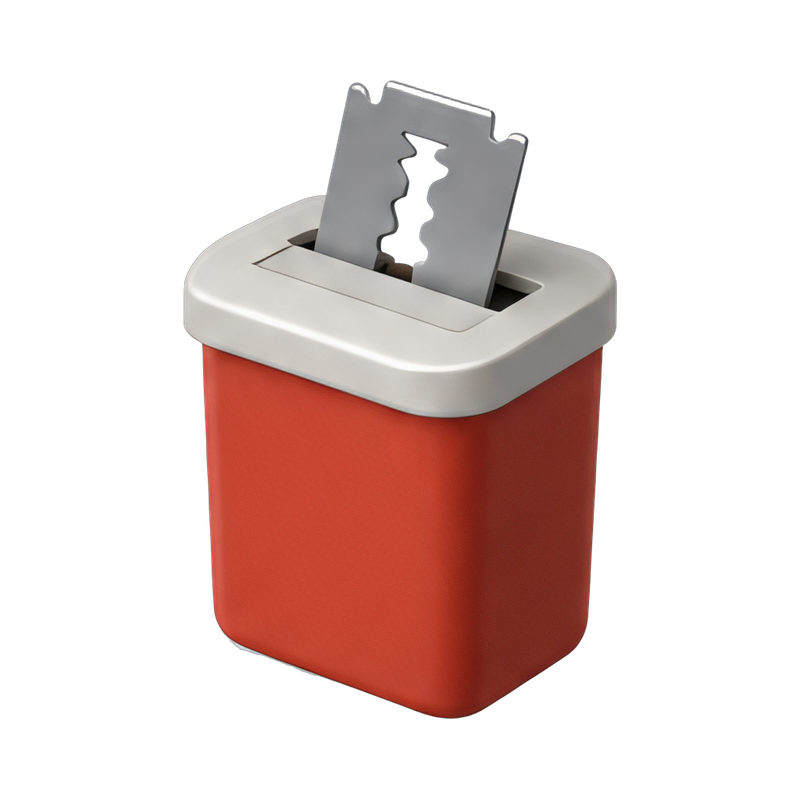 safe blade disposal container