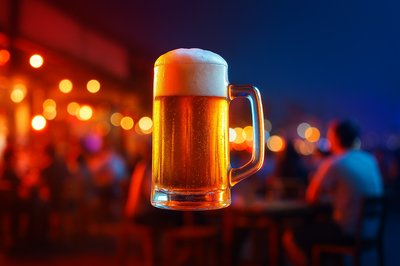 Cozy Evening at a Bar with Bokeh Lights