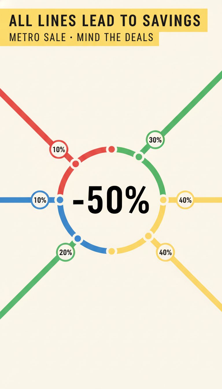 Transit map sale banner